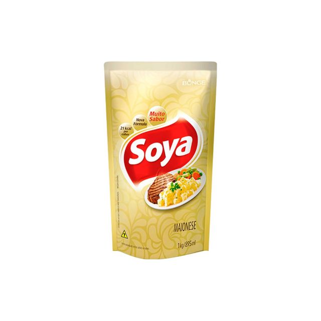 MAIONESE SOYA SACHE 1KG CAIXA COM 6 UND
