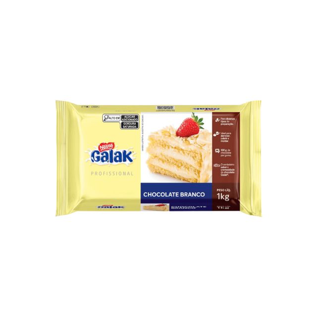 CHOCOLATE GALAK NESTLE 1KG CAIXA 12 UND
