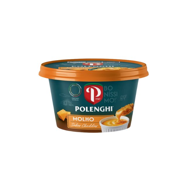 MOLHO CHEDDAR POLENGHI CX18X100G