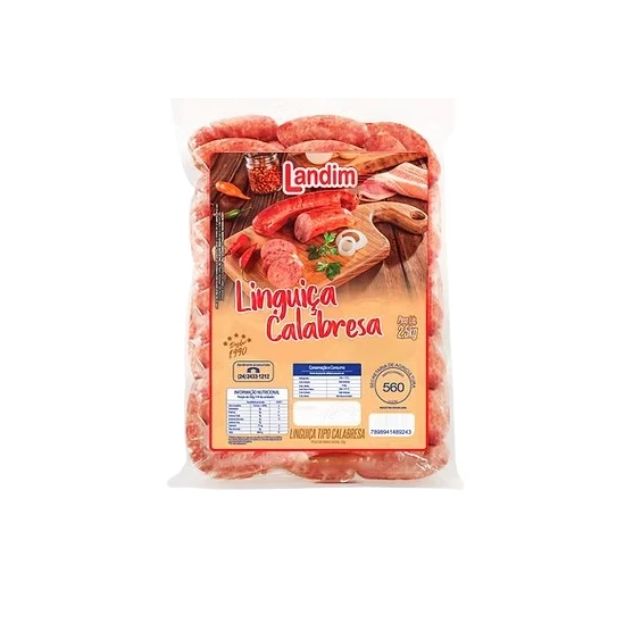 CALABRESA DEFUMADA LANDIM PACOTE 2,5KG CX10KG