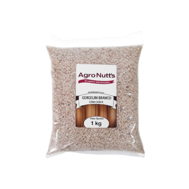 GERGELIM BRANCO AGRONUTS CX10X1KG