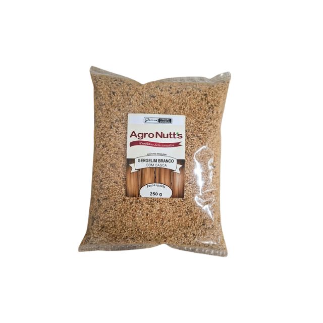 GERGELIM BRANCO AGRONUTS 20X250G