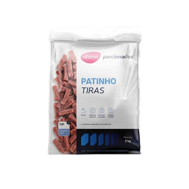 PATINHO TIRAS ALFAMA PAC2KG CX6KG