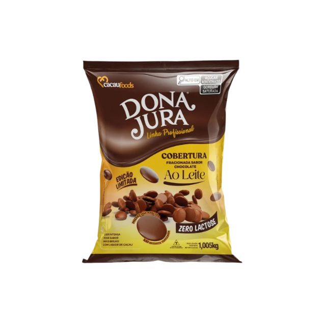 MOEDA CHOC AO LEITE DONA JURA 10X1,005KG