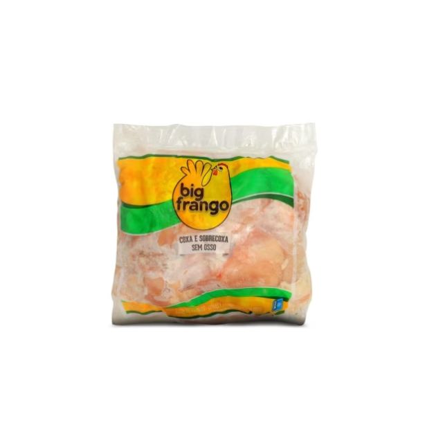 FILE DE COXA COXA COM SOBRECOXA INDIVIDUAL BIG FRANGO CAIXA 18KG