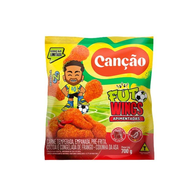 COXINHA DA ASA EMPANADA CANCAO PAC 700G CX10KG