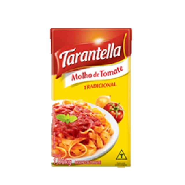 MOLHO DE TOMATE TRADICIONAL TARANTELLA 1,06KG CAIXA 12UND