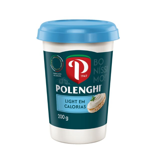 REQUEIJÃO PURO COPO LIGHT POLENGHI CAIXA 12X200G