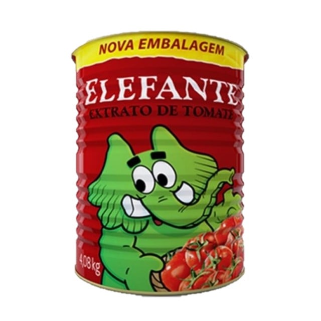 EXTRATO DE TOMATE ELEFANTE 4,08KG CAIXA 4UND