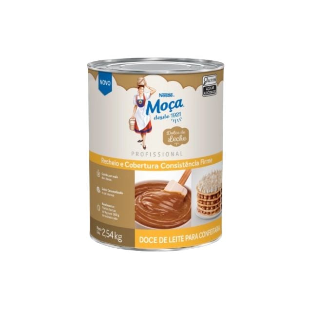 RECHEIO DOCE LEITE MOCA NESTLE CX6X2,54K