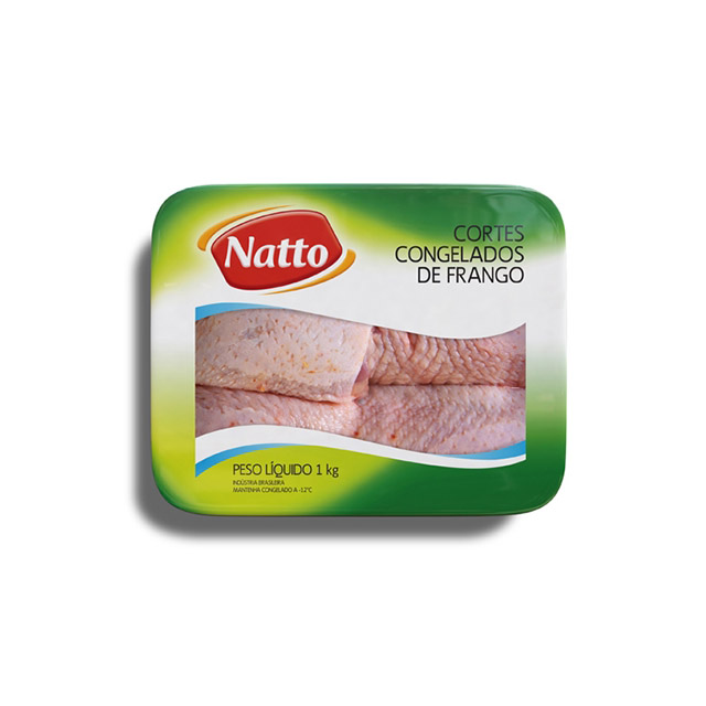 COXA COM SOBRECOXA DE FRANGO NATTO BDJ CAIXA 12X1KG